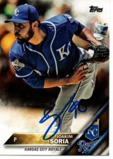 Joakim Soria Kansas City Royals 2016 Topps Update Signed Card