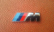 BMW "M" MOTORSPORT EMBLÈME AILE AV RED/BLUE/CHROME BMW CAR BADGE 8058882 