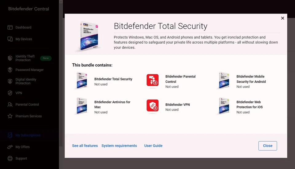 Bitdefender Security - 2 Years For 10 Devices (Win,MAc,Android) Protection - Image 3 of 4