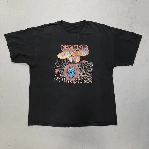 Vtg ORIGINAL 80s Yes Tour T-Shirt Black Concert Tee Double S 1980s vintage concert t-shirt, vintage, single stitch, B+ condition