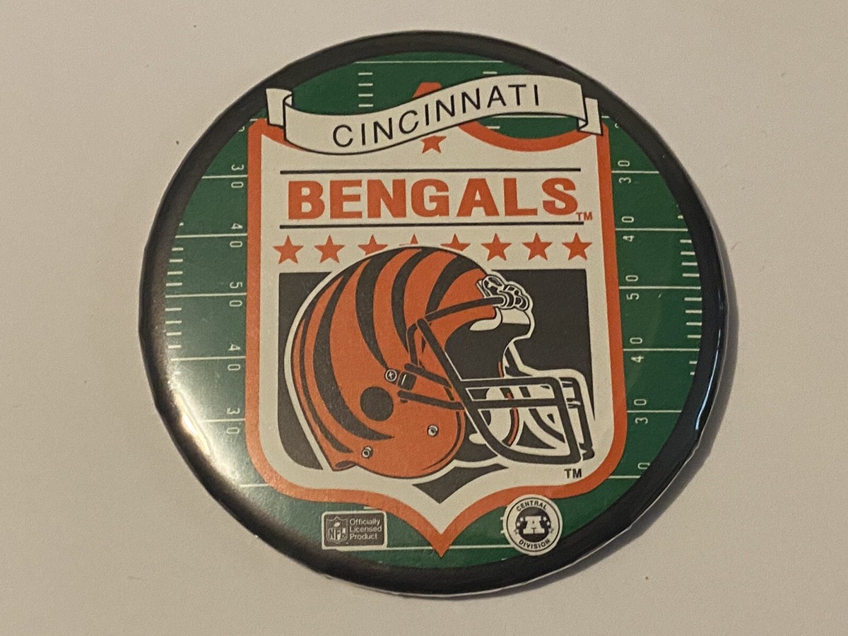80s NFL vintage チョークライン シンシナティ・ベンガルズ VINTAGE 1980's NFL Cincinnati BENGALS FOOTBALL TEAM - 3” 1/2