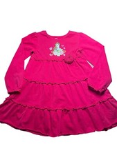 Girls Disney Dress Store Princess Belle Appliqu  Red 5/6