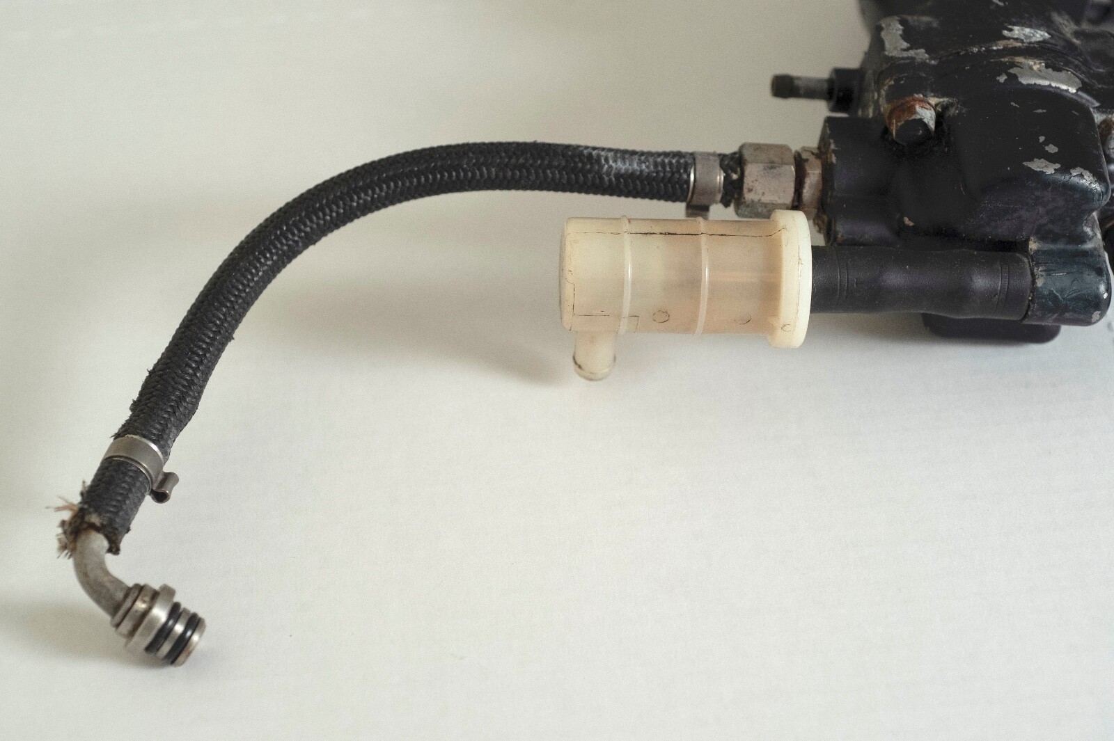 50 90 hp Tohatsu Nissan TLDI air compressor, with line & filter, 2