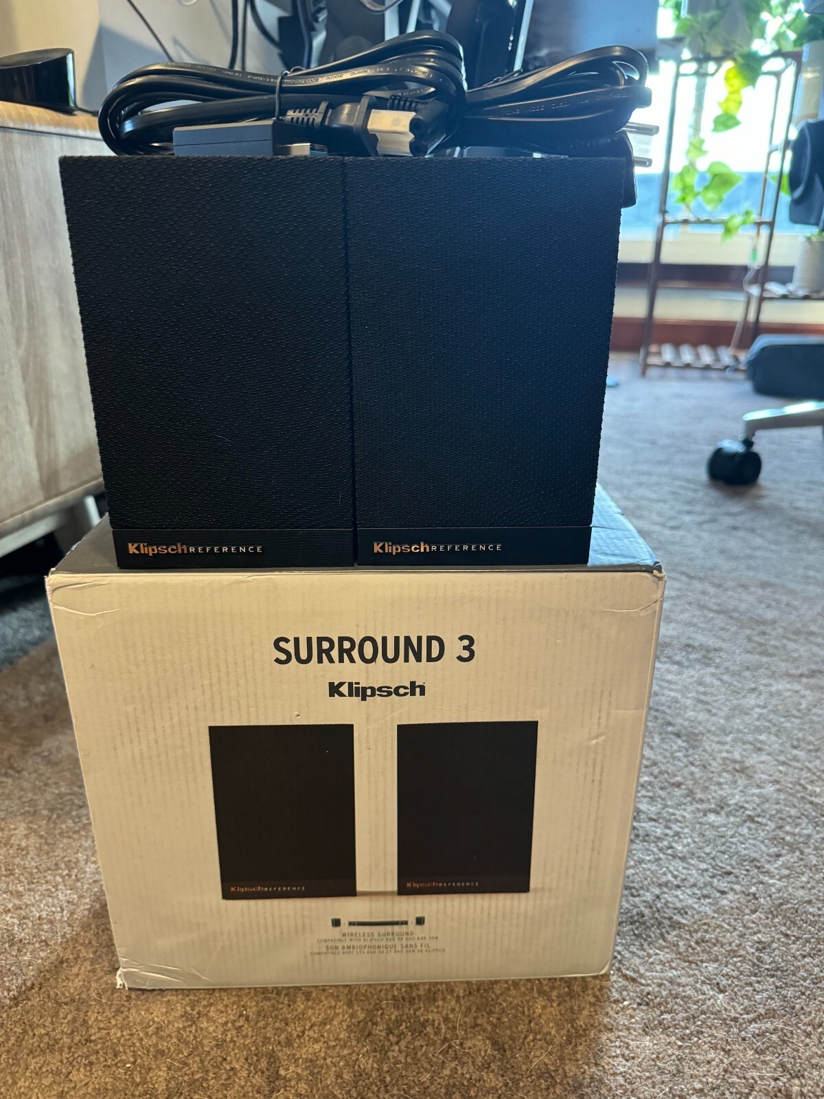 Klipsch Surround 3 Wireless Speakers (Pair) eBay