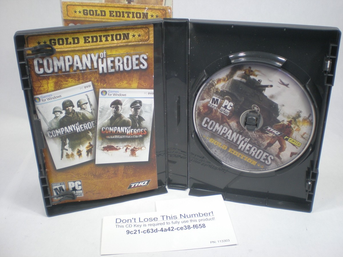 日本語版!COMPANY of HEROES　☆☆GOLD EDITION☆☆ Company of Heroes: Gold Edition (PC, 2008) Complete CIB w
