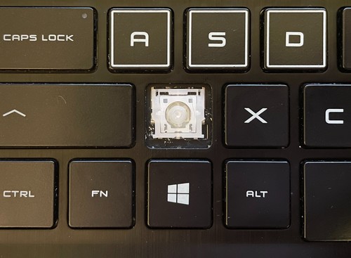 Keyboard Replacement Keys for HP Omen 15-DC Gaming Laptops UK Layout Backlit - Afbeelding 4 van 12