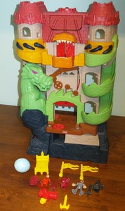 imaginext dragon world fortress