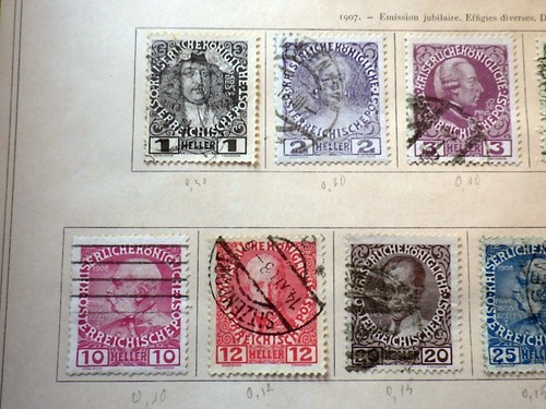 11 x Timbres AUTRICHE AUSTRIA OSTERREICH 1907-1908 Obliterés Used * Mi 139 149 - Bild 2 von 3