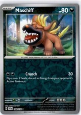 Pokemon Maschiff 136/198 - Scarlet & Violet - Reverse Holo Near Mint English