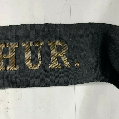 Royal Navy HMS Royal Arthur 1891-1921 Edgar Class Cruiser Dot Cap Tally 78 cm - Picture 3 of 4
