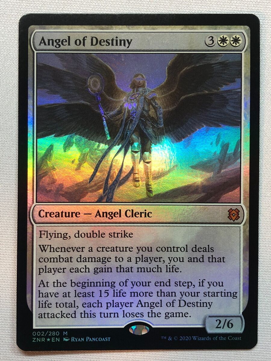 MTG Zendikar Rising Angel of Destiny 2/280 Foil NM/M | eBay MTG Zendikar Rising Angel of Destiny 2/280 Foil NM/M | eBay