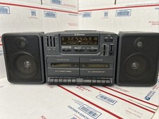 Restored/Emerson AC2420 Stereo Radio Cassette Recorder AM/FM Boombox Radio