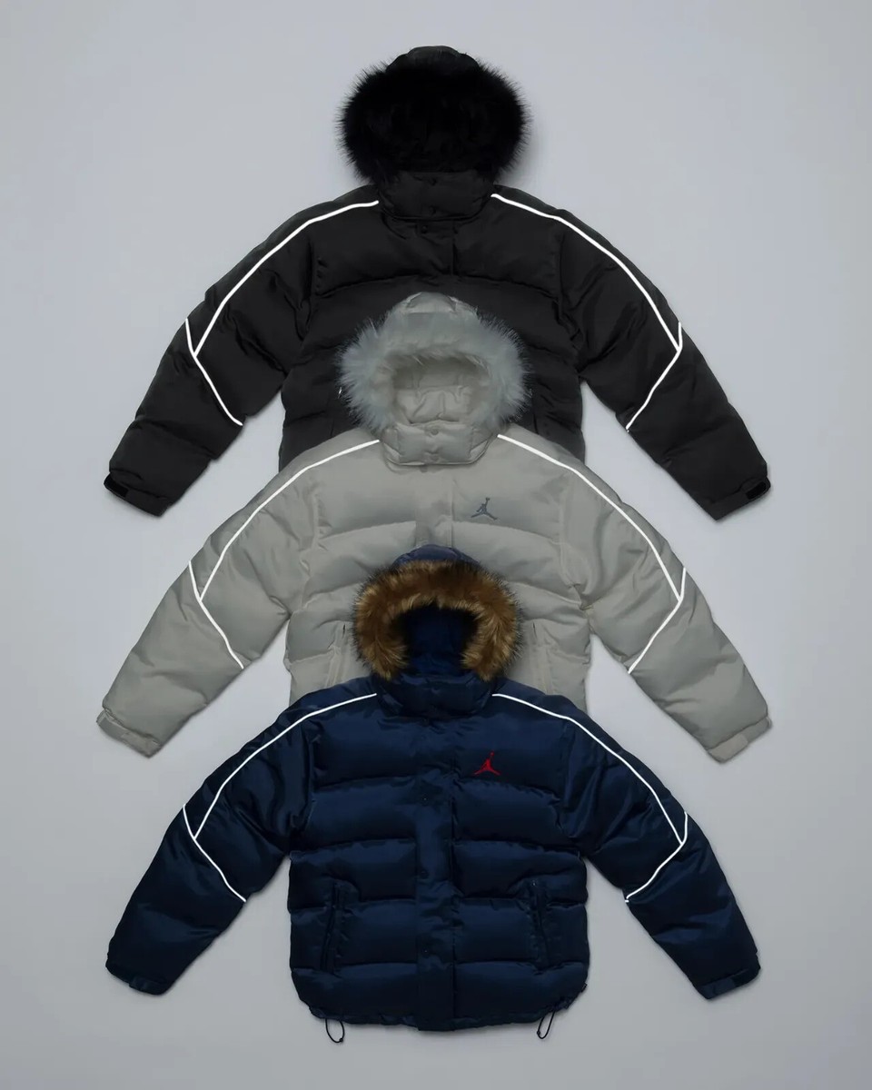 Supreme x Jordan Puffer Jacket 3colors Black Sail Navy FW24 Supreme x Jordan Puffer Jacket 3colors Black Sail Navy FW24