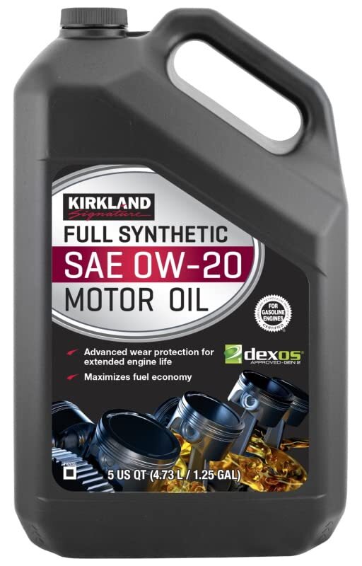 Kirkland Signature 0W-20 Full Synthetic Motor Oil 5-quart | eBay