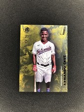 2021 Bowman Inception Armando Cruz Initiation Gold Foil /50! Nationals Prospect 
