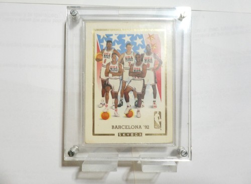 1992 Juegos Olímpicos Barcelona EE. UU. Baloncesto DREAM TEAM PLEXIGLÁS PISAPAPELES - Imagen 3 de 7