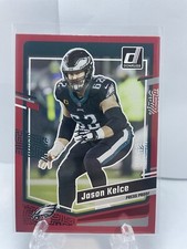 2023 Panini Donruss Football JASON KELCE Red Press Proof #245 FHOH Retiring