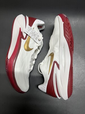 W NIKE AIR ZOOM GT CUT 2 WHITE RED GOLD [FN0299 121] IONESCU SZ 14