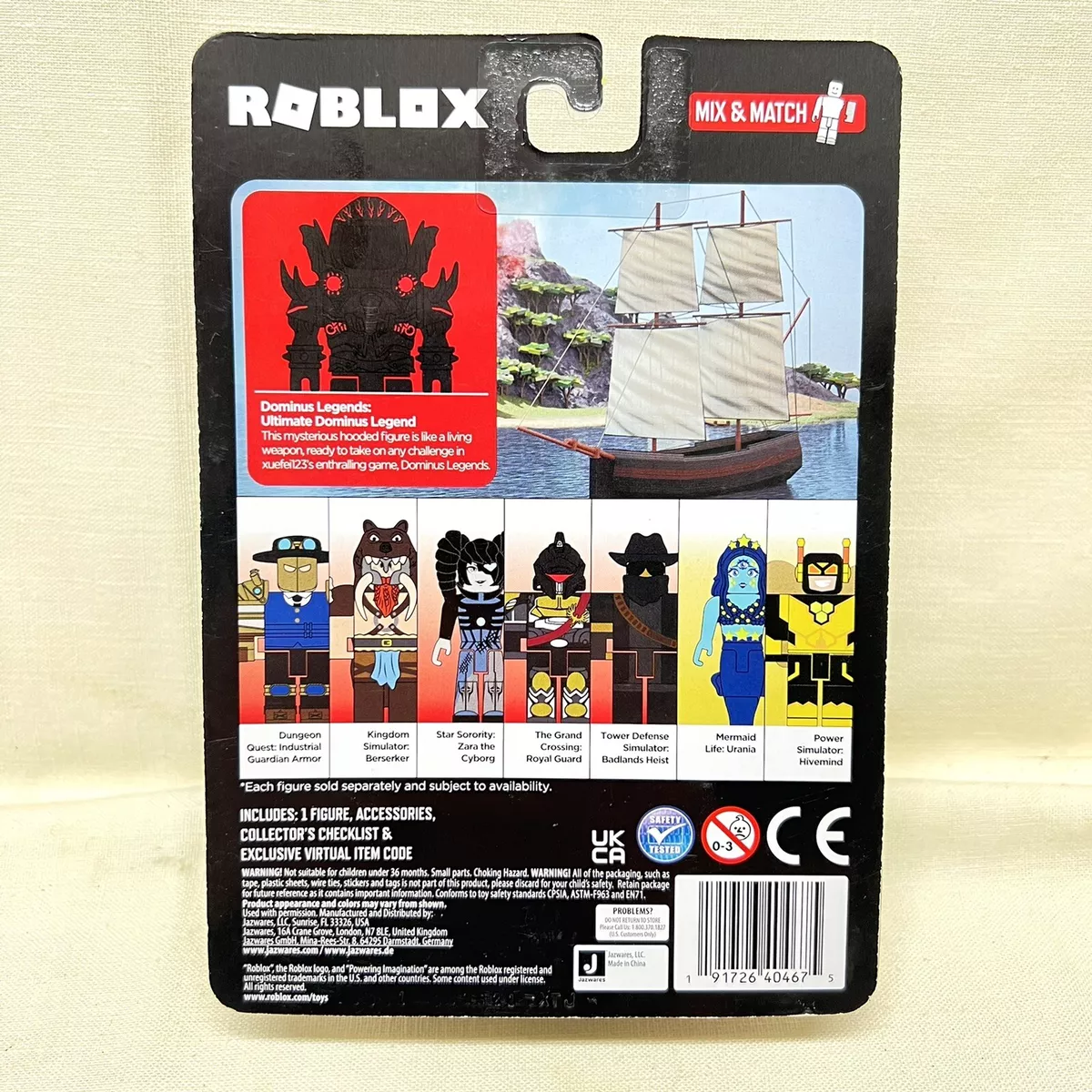 ROBLOX Dominus Legends: Ultimate Dominus Legend Figure w Exclusive Virtual  Item