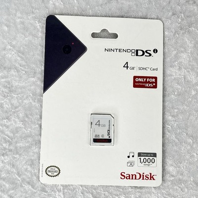 SanDisk Nintendo Dsi 4GB MicroSDHC Card OEM SDSDG-004G-A11 for