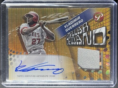 2025 Topps Pristine Popular Demand Vladimir Guerrero #PPDAR-VG Gold Patch AU /50