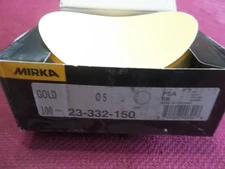 Mirka  Gold Self Adhesive 5” Sanding Discs   150 Grit  100 pieces   FREE SHIP!