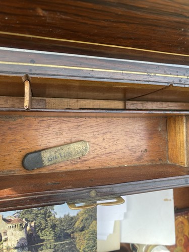 Handsome Antique Writing Slope With Rosewood Veneers - Picture 11 of 24