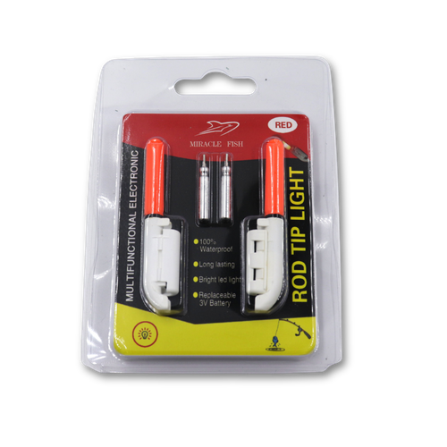 2 Pack | LED Glow Sticks with Battery - Red or Green for Night Fishing - Picture 2 of 4