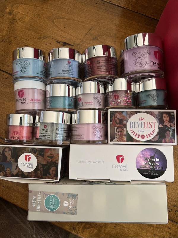 Revel Nail Dip Powder Lot