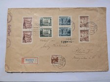 Slowakei Brief Einheiten Einschreiben Bratislava Zensur 1943