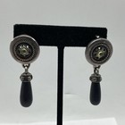 Samuel B Sterling Silver 925 Peridot Earring & Pendant Set 18K Gold Posts 29g — photo 3