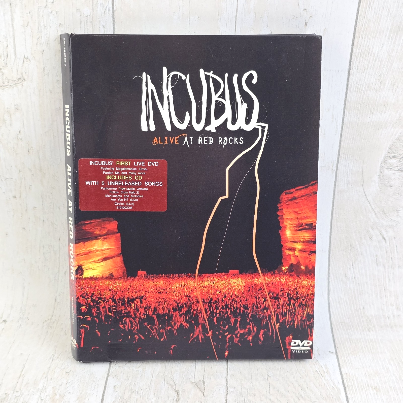 Incubus Alive at Red Rocks DVD and CD