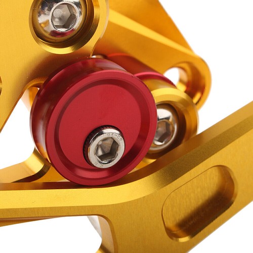 Reposapiés para Suzuki GSXR 1300 Hayabusa 1999-2018 dorado - Imagen 9 de 12