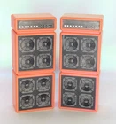 Vintage Barbie & The Rockers Pink Toy Speakers Plastic Set Of 2 5.5" Amp Stack