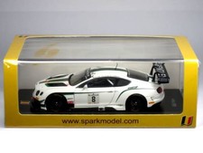 Spark 1/43 Bentley Continental GT3 No.8 24H Spa 2014 Race Car Model