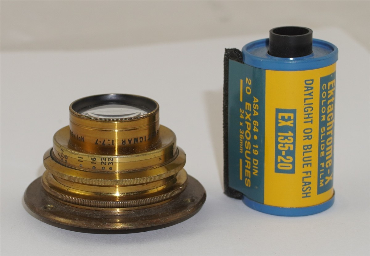 R&J Beck Isostigmar f7.7 4.75 Inch Brass Camera Lens | eBay