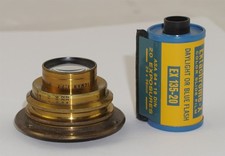 R&J Beck Isostigmar f7.7 4.75 Inch Brass Camera Lens
