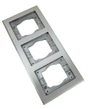 Wiremold 838TCAL 3Gang Aliminum Floor Box Carpet & Tile Flange 13.17 x 5.94" NEW