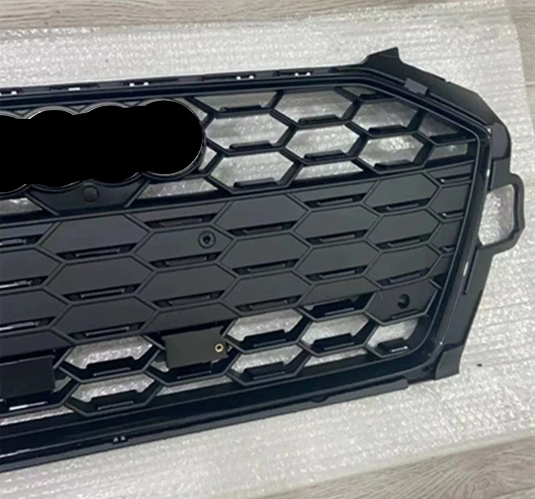 Parrilla de malla delantera de panal para Audi A4 2020 2021 2022 2023 2024 Sport S4 Foto 3 de 4