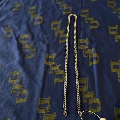 14k Silver Plated Miami Cuban Link Chain 4mm 20  Long
