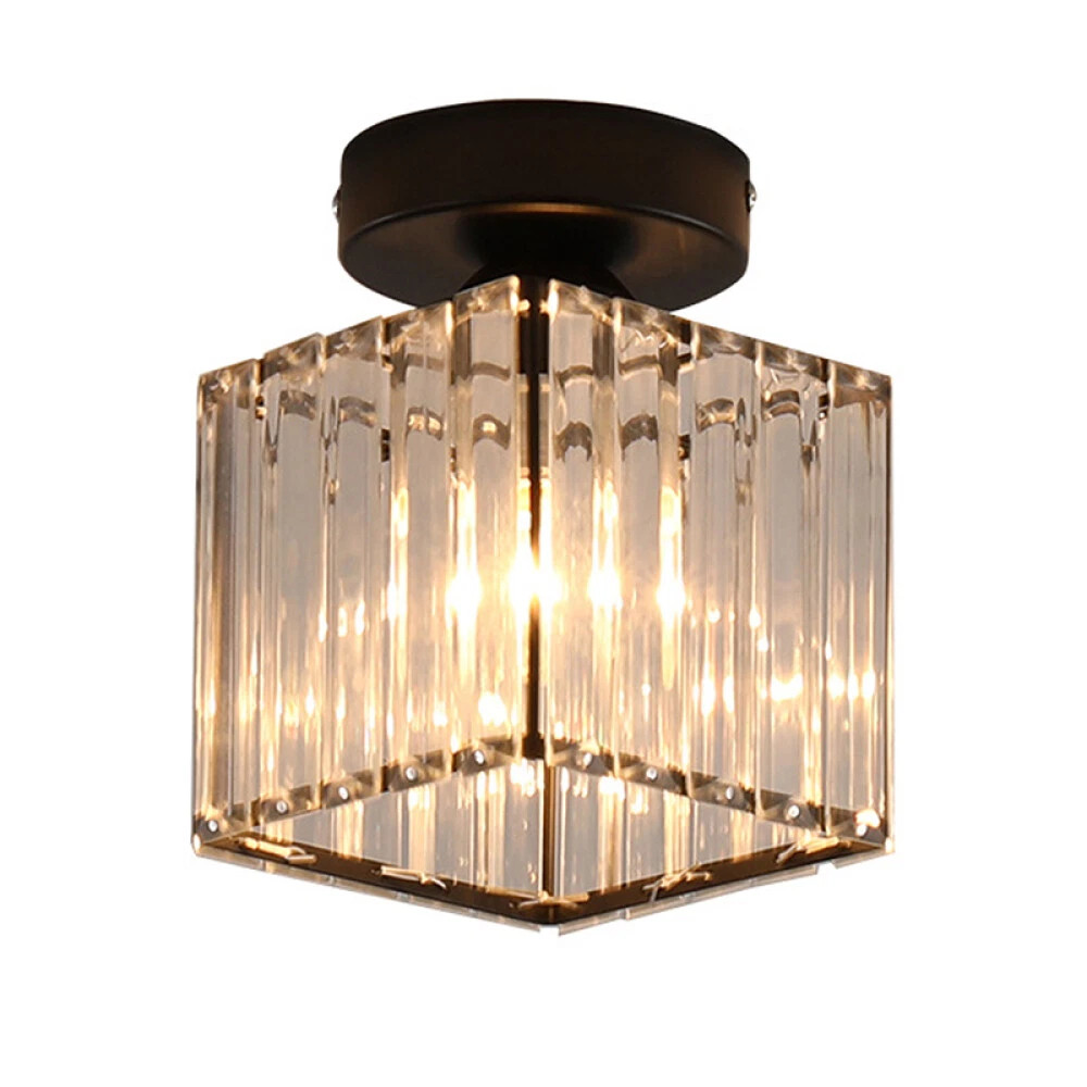 Modern LED Crystal Chandelier Ceiling Light Pendant Lamp Living Hallway Lights