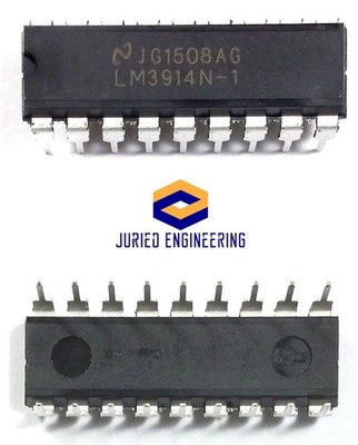 5PCS National Semiconductor LM3914N-1 LM3914 - Display Driver DIP-18 New IC