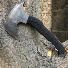Handmade Carbon Steel Tomahawk Tactical Axe For Camping Hunting & Hiking