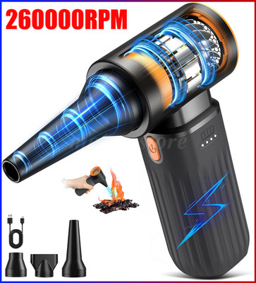 260000RPM Air Blower Super Fan Turbo  Portable Rechargeable Jet Dry Mini Blower