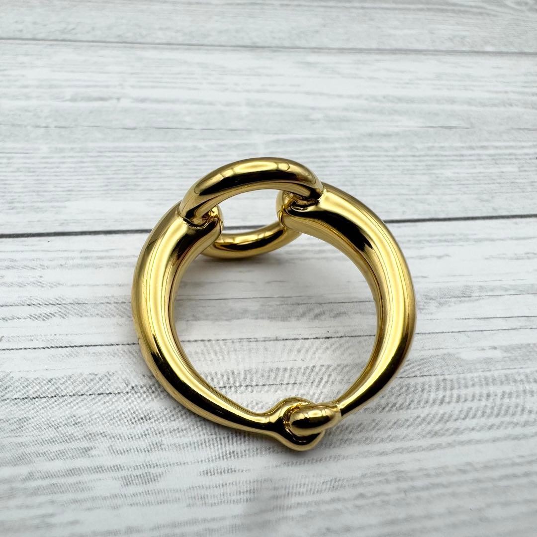 [Extremely Good Condition] Scarf Ring Moe Gold - image 5