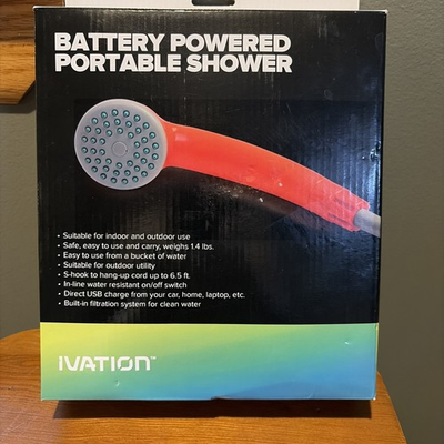 #ad #ad Ivation Battery Powered Handheld Portable Outdoor Camping Shower $24.99