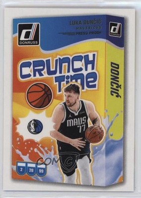 2024-25 Panini Donruss Crunch Time Press Proof Luka Doncic #8 1hn7