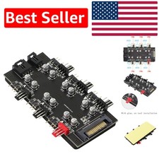 PWM  Addressable RGB Hub with Gold-Plated Pins - Perfect for Desktop PCs