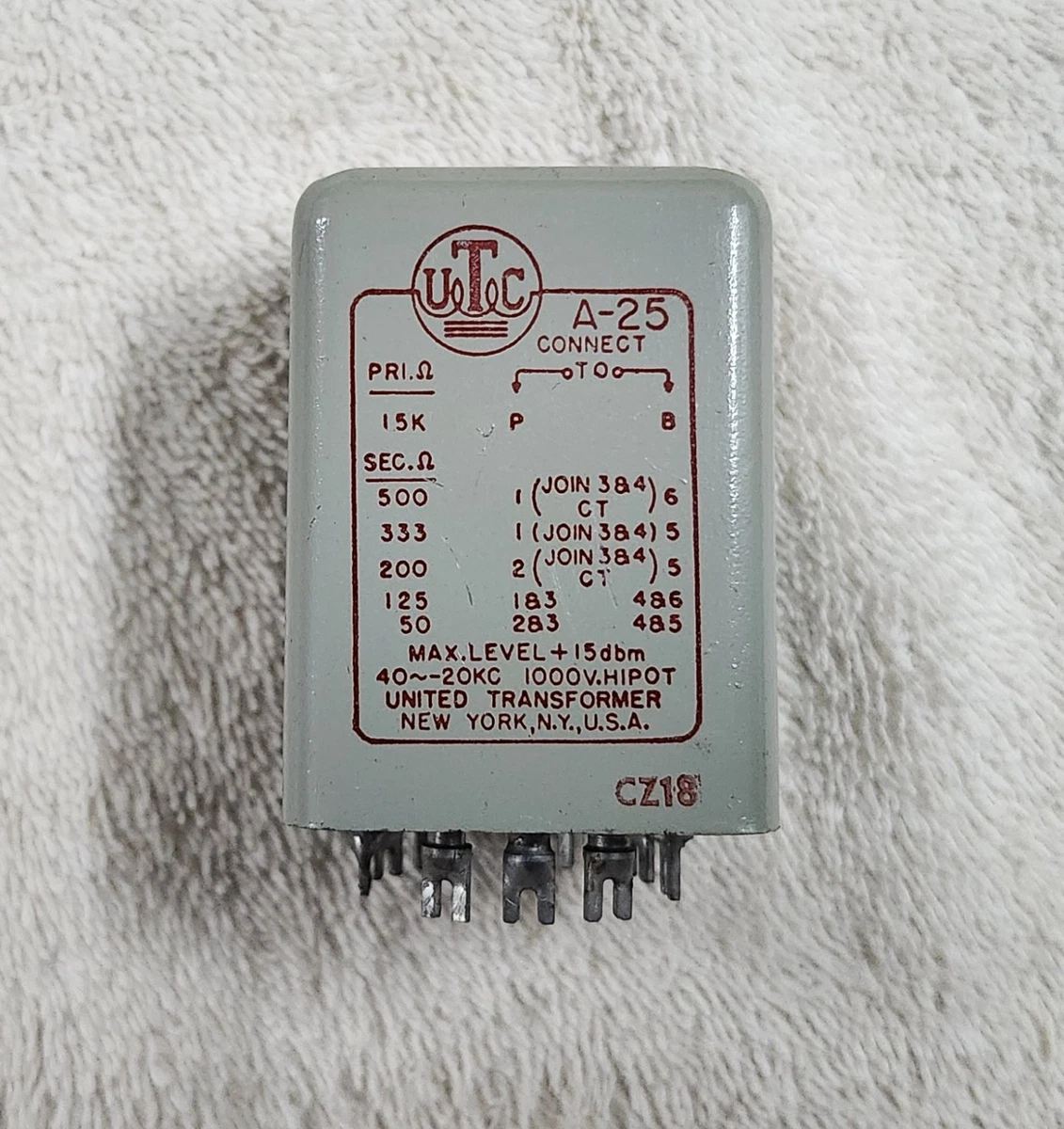 UTC R-111 NOS 2台 UTC Vintage Electronics for sale | eBay