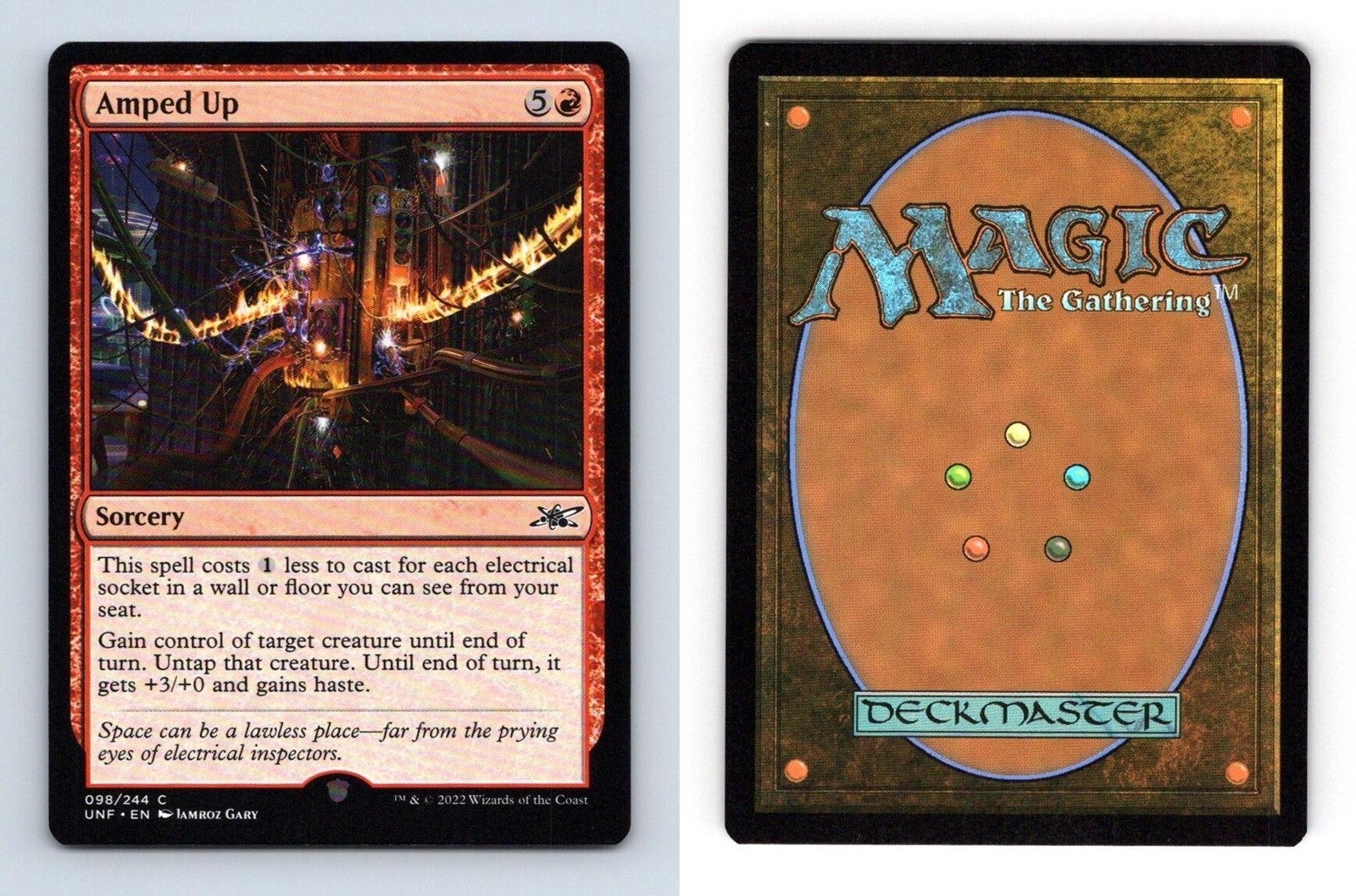 Amped Up #098/244 MTG Unfinity 2022 Common TCG Card